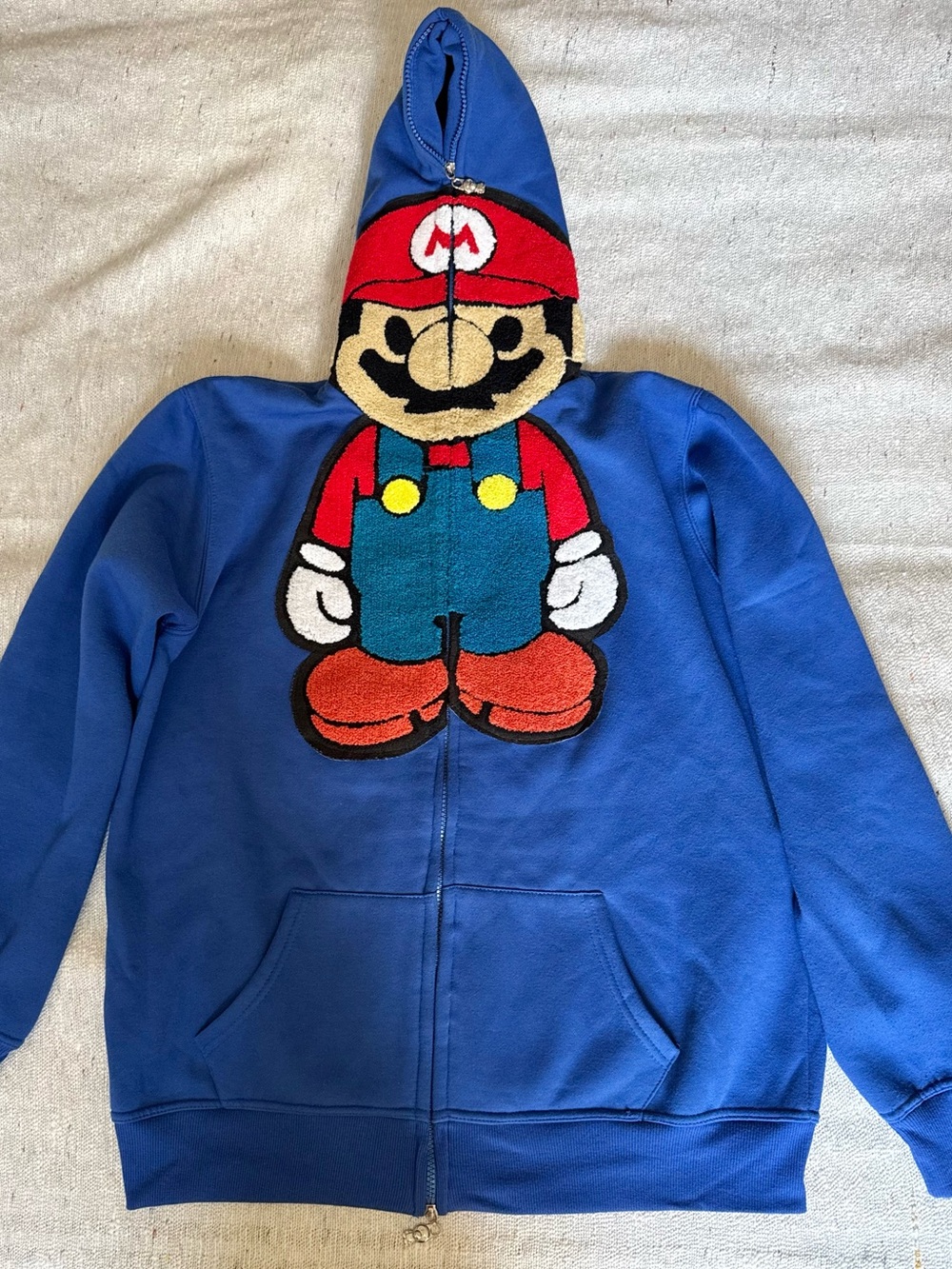 BABY MILO BAPE Mario Full Zip Chenille Character Hoodie